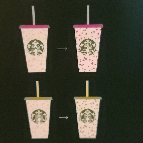 Starbucks NEW Summer 2021 Confetti Color Changing Cups NWT - Picture 4 of 5